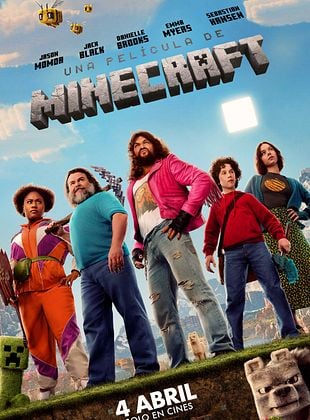 Cartel de  Una película de Minecraft