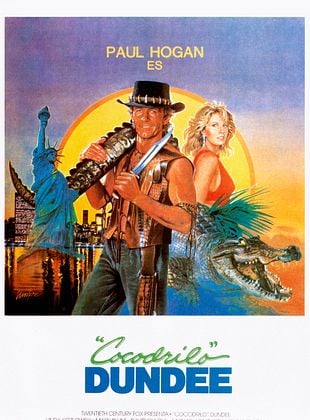 Cartel de  Cocodrilo Dundee