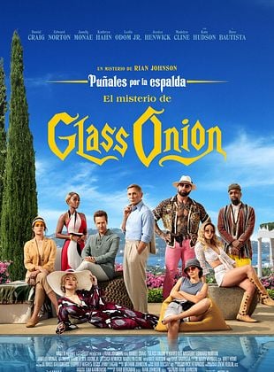Cartel de  Puñales por la espalda: El misterio de Glass Onion